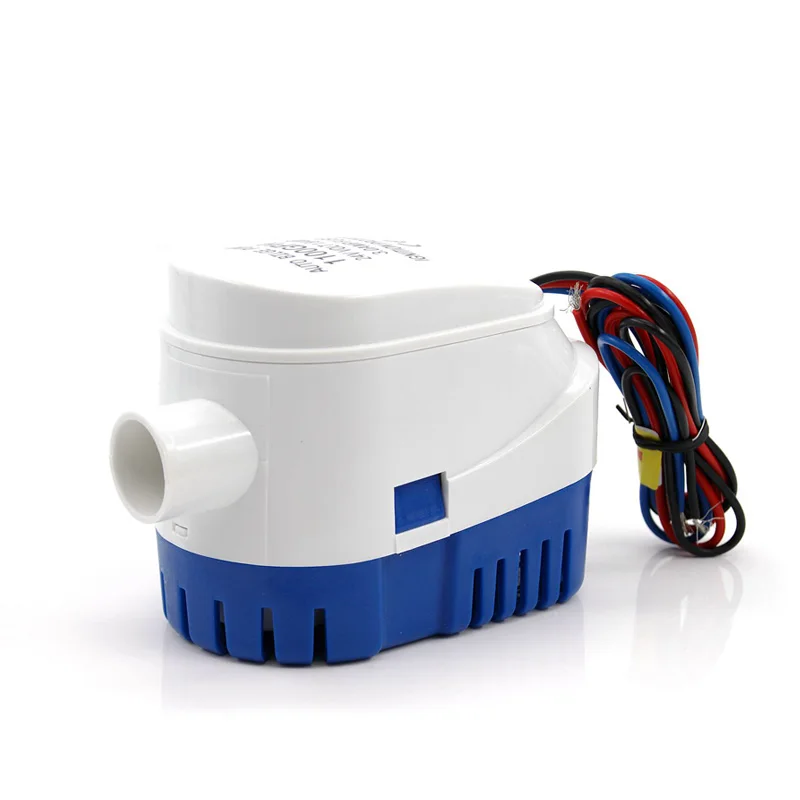 DC 12V 24V ปั๊มน้ําอัตโนมัติปั๊มน้ําท้องเรือ 600 750 1100GPH Submersible เรือน้ําท้องเรือปั๊มน้ํา 12v ไฟฟ้าอัตโนมัติพับสวิทช์ 1