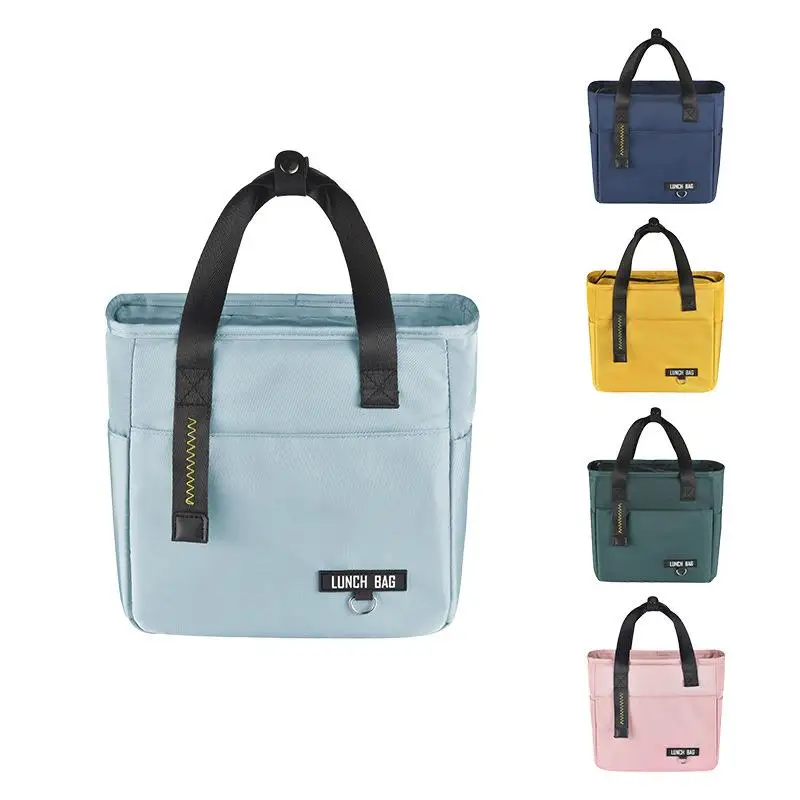 Large Capacity Insulated Bento Lunch Box with Thermal Storage and Zipper Closure