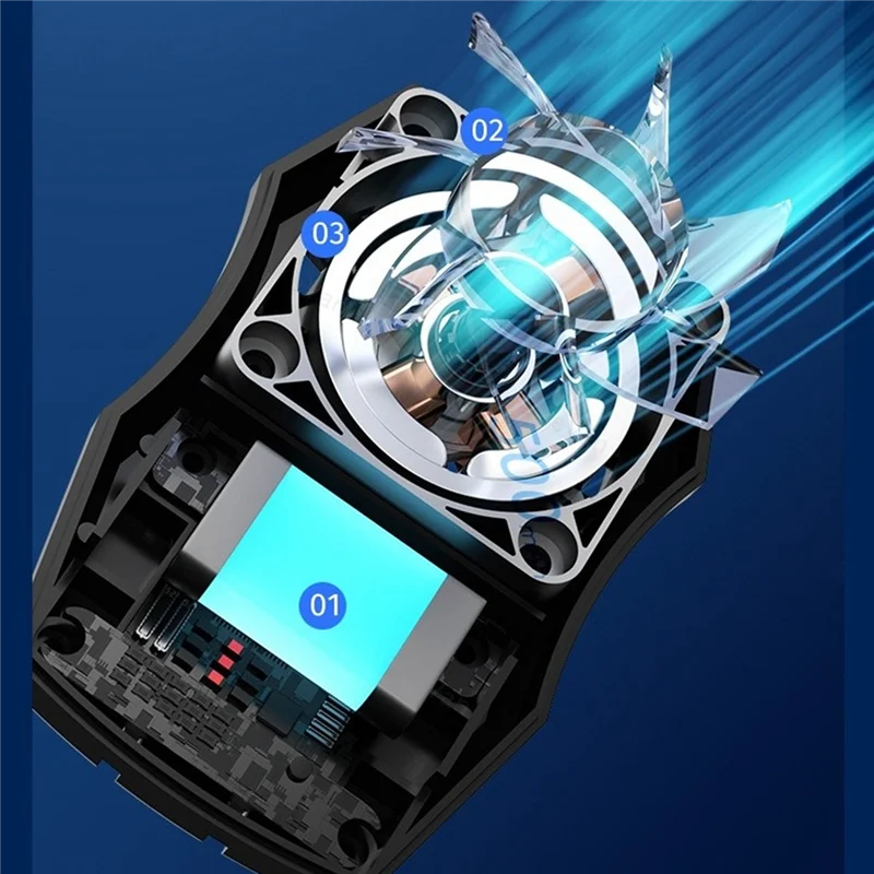 

Универсальный мини-холодильник, полупроводниковый охлаждающий вентилятор, радиатор 40 Вт, охлаждающий зажим с быстрой зарядкой, белый GT06