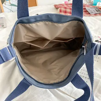 مقاوم للماء قماش حقائب النساء حقيبة كتف نايلون السيدات حقيبة ساعي أكسفورد حقائب كروسبودي حمل حقائب الكتب للفتيات الحقائب 6