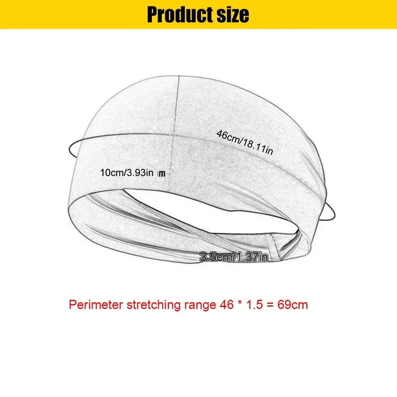 Sport Headband Fitness Sweat Bandage Head Hair Band Tennis