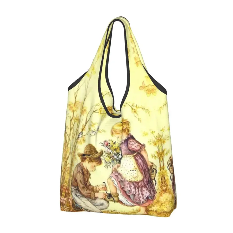 

Сумка-тоут для покупок Сара Кэй, портативная мультяшная сумка через плечо для девочек