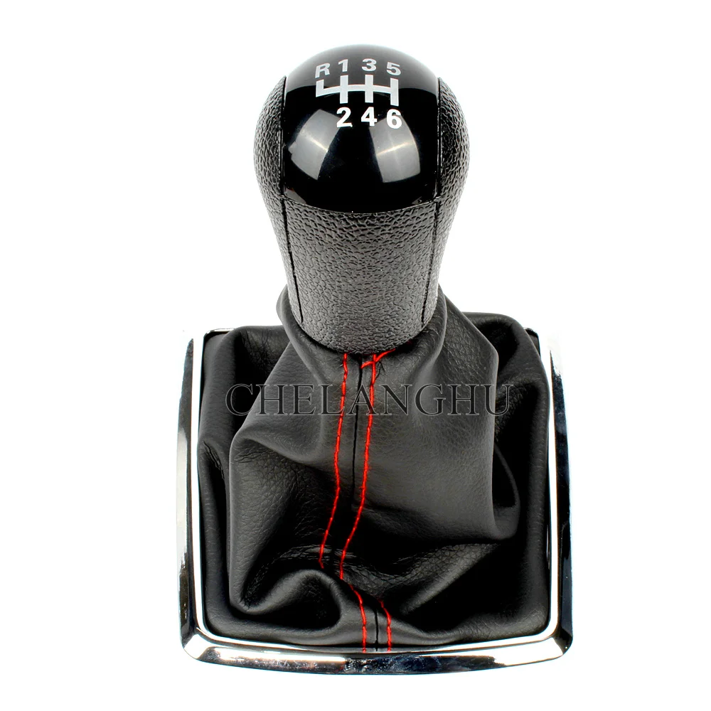 For Ford Focus 2 2005 2006 2007 2008 2009 2010 2011 Car 5 / 6 Speed Manual Gear Stick Shift Knob With Leather Boot