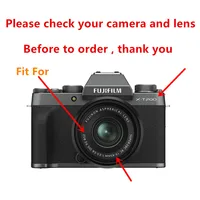 52mm UV Filter Metal Lens Hood Cap For Fujifilm XC 15-45mm Lens on XM5 XS20 XS10 XT200 XT100 XA7 XA5 XA20 XT30 XT20 XT10 XE4 XE3 2