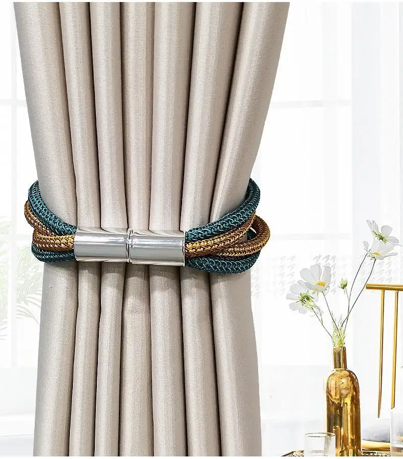 Chinese style curtain tiebacks magnetic clip holder suitable for living room and bedroom home decoration curtain accessories curtain tiebacks curtain holder
