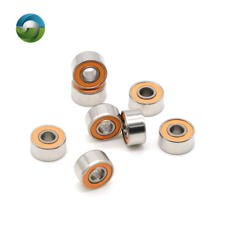2Pcs S693RS CB 3x8x4mm ABEC-7 스테인레스 스틸 하이브리드 세라믹 베어링 그리스가 없는 낚시 릴 베어링 빠른 회전