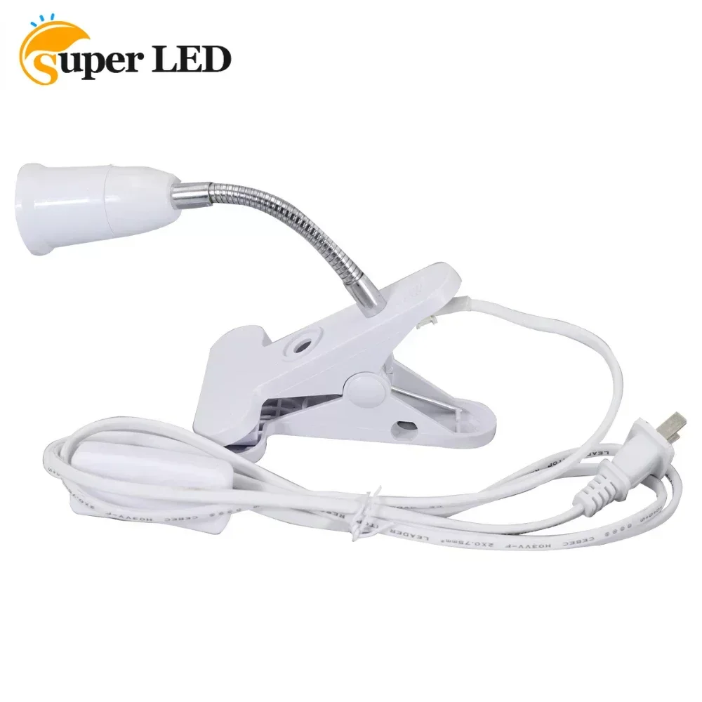 Power Supply Board Lamp Power Cord E26 Clamp Holder Pin Plug Pendant Light Power Cord with E27 Clamp Holder Lamp Socket
