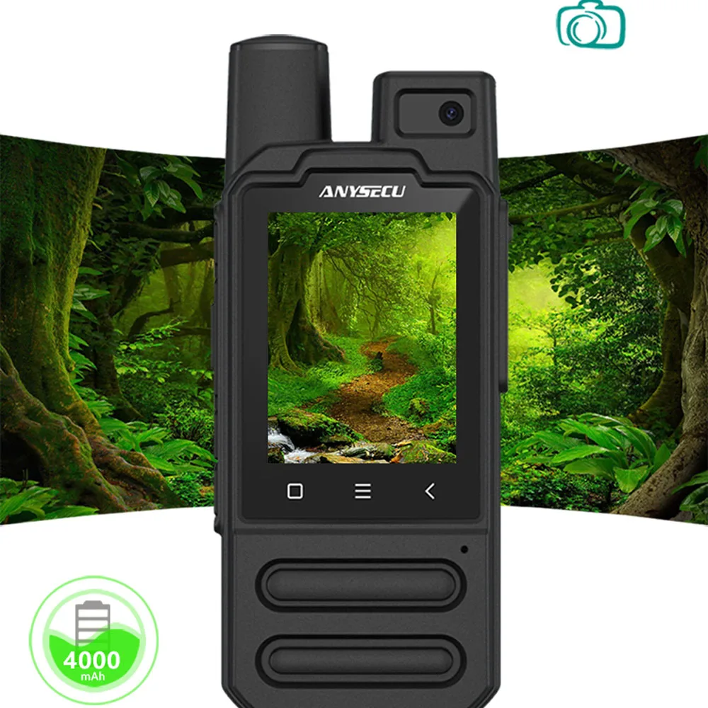 ANYSECU F2 4G Ʈũ , ȵ̵ 7.1  , WCDMA GSM ŰŰ, WIFI GPS, Real-ptt Zello WalkieFleet ۵, ǰ