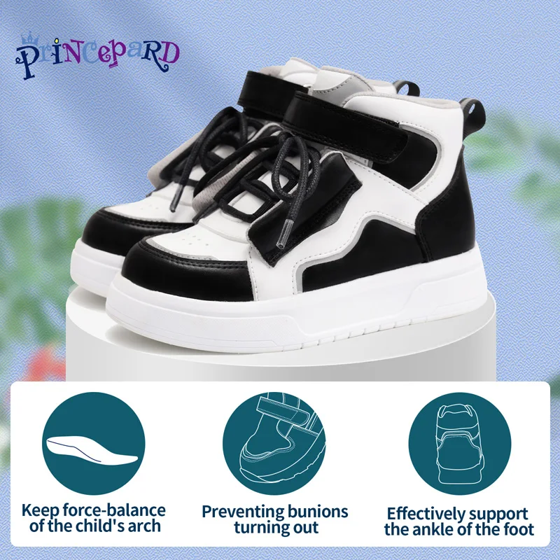 Kids Casual Shoes Princepard Arch Support Orthopedic Children's Sneakers Girls Boys with Corrective Insoles for Flat Feet 2