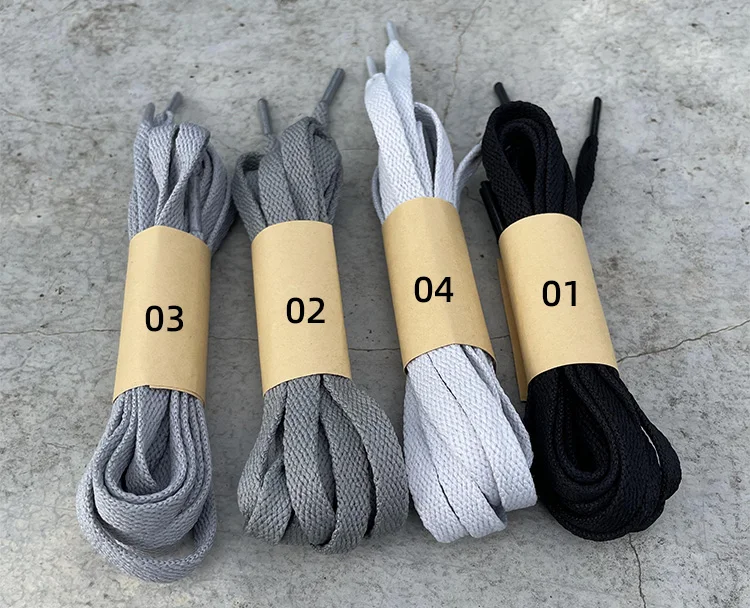 Hiberniflat8mm breite Schnürsenkel 25 Farben Damen und Herren Turnschuhe Schnürsenkel für Schuh100/120/140/160cm für Nike Air Force 1Converse Canvas – Detail 3