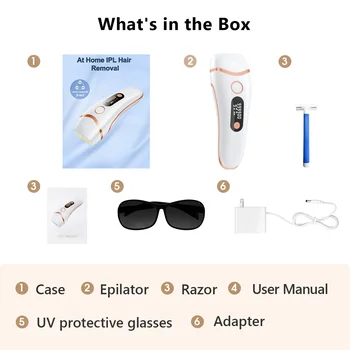 IPL Epilator 999000 Flashes Laser Hair Removal Painless Permanent Photoepilation for Men Women Trimmer Electric Depilador 6