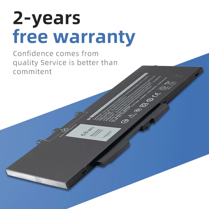 Laptop Battery SUOZHAN GJKNX battery For Dell Latitude 5580 5480 5280 5290 5590 5490 5495 5591 4-Cell 68Whr GD1JP DY9NT 5YHR4