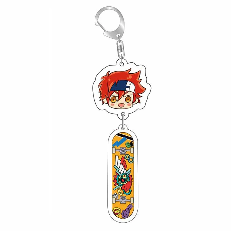 

Classic Anime SK8 The Infinity Pendant Keychain Acrylic Cartoon Figure Key Chain Ring Jewelry Bag Accessory Infinite Skateboard