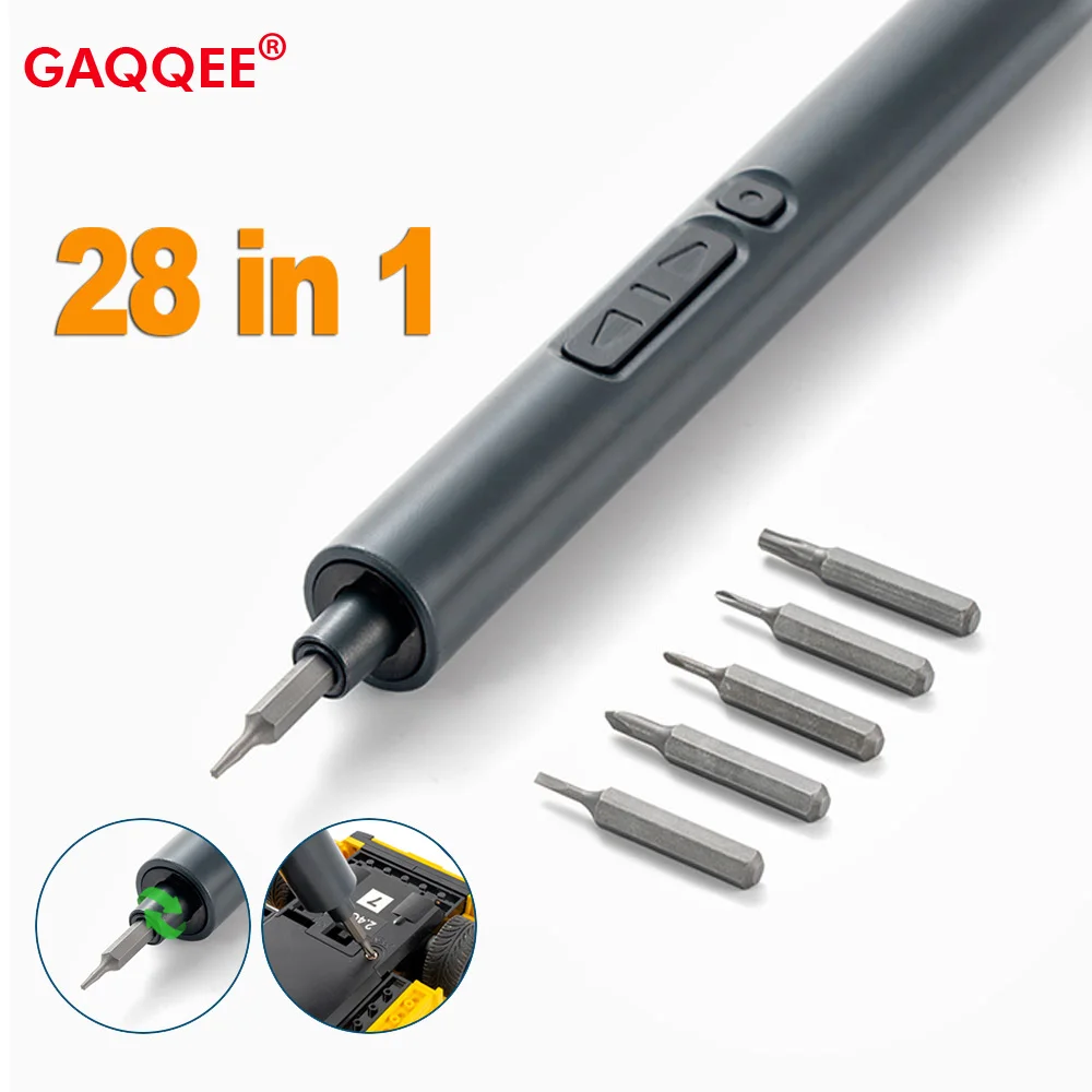 

28 In 1 Electric Screwdriver Set Rechargeable Wireless Screw Driver Professional Repair Power Tools Kits for Cell Phones Watches