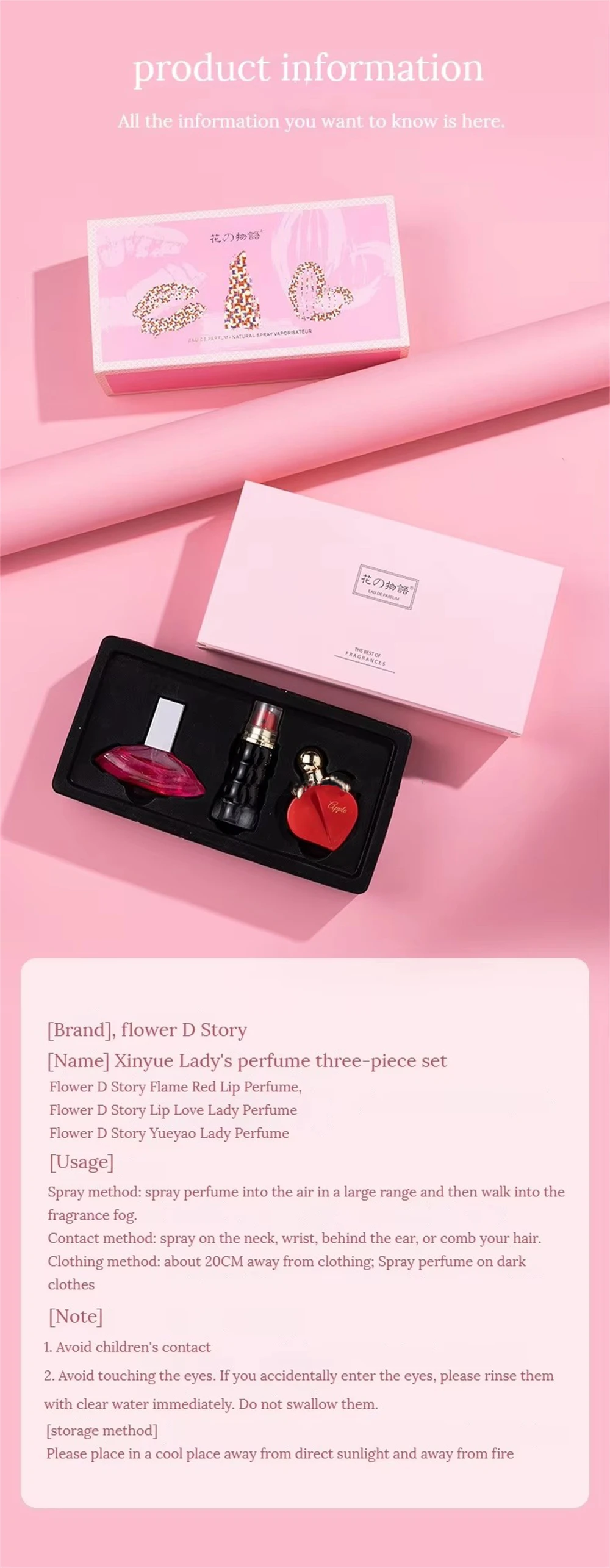 Luxuriöses Parfum-set Für Damen Mit Blumigem Eau De Parfum Duft_voghion.com