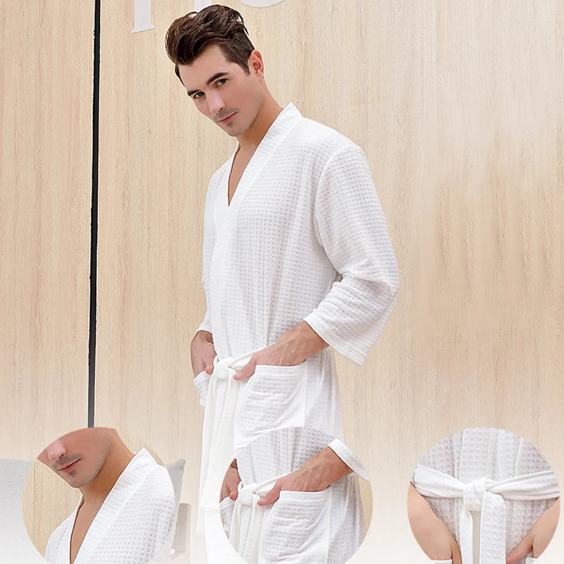 Premium Couple Robe Pajamas Stylish and Comfortable Unisex Robe for Spa Soft and Absorbent Hotel Robe