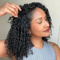 Pixie bouclés cheveux humains paquets brésiliens cheveux bruts tissage profond bouclés cheveux paquets 8-40 pouces cheveux humains lâche vague profonde paquets 5