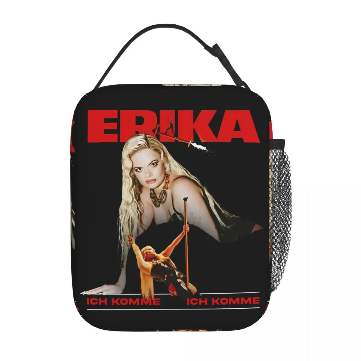 Erika Vikman Ich Komme Eurovision Finland Merch Insulated Lunch Bag For Office Food Box Reusable Cooler Thermal Lunch Boxes