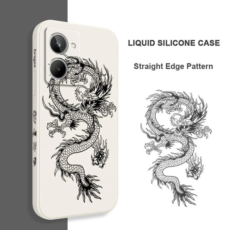 Dragon Groaned Liquid Silicone Phone Case