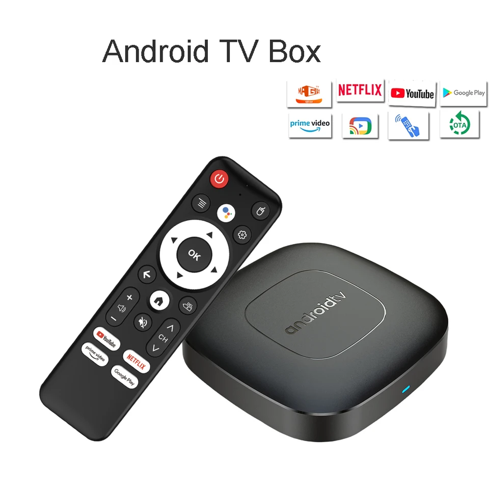 Boîte Android TV Quad Core Sans Fil - Smart TV Box - Android 4.4 - Neuf Sous Emballage
