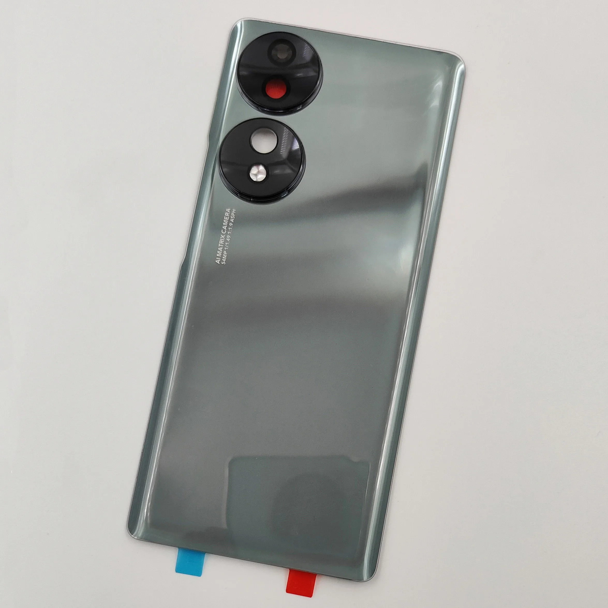 Huawei Honor 70 용 유리 배터리 커버 후면 문짝 뚜껑, Honor70 후면 하우징 패널 케이스, 카메라 렌즈, 스티커 접착제