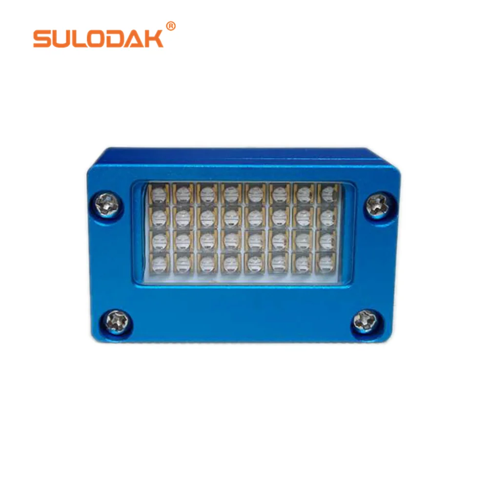 TX800 XP600 7880 Modified UV Curing Lamp 30*20 UV LED CUring Lamp 180W Cooling Blue Violet Printer Drying Full Set