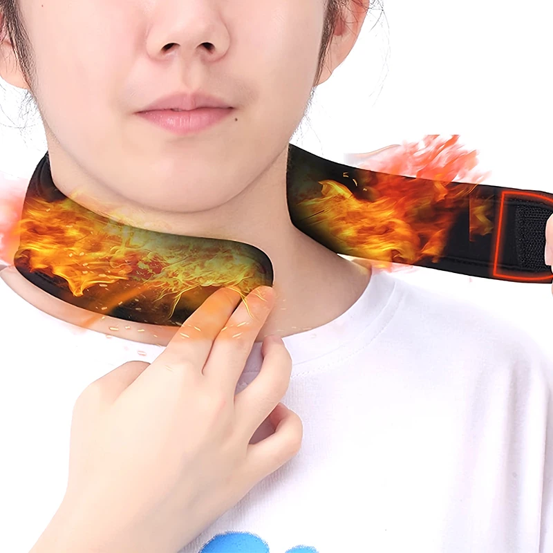 Electric Heating USB Neck Protector Heat-generating Belt Home Portable Warm Neck Massager Scarf