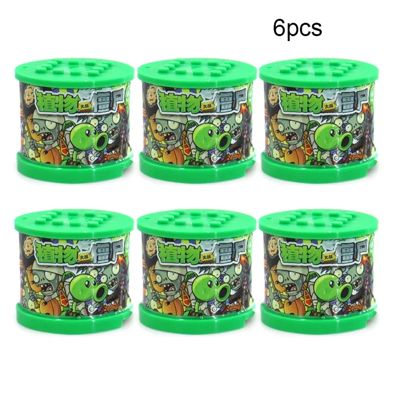 Anime Plants VS Zombies Building Block Toys PVZ Dolls Assembly Figure for Children's Birthday Christmas Gift