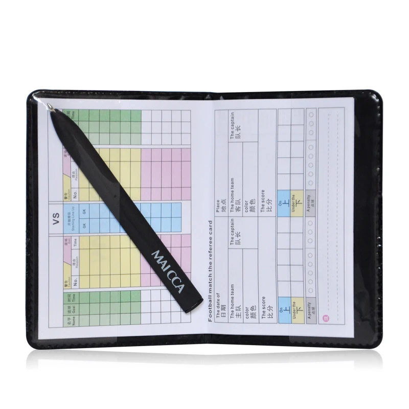 Referee Whistle Soccer Football Red Yellow Cards Pen Professional Referee Notebook Warning Card Scheidsrechter Fluitje sport whistle sports whistle soccer whistle