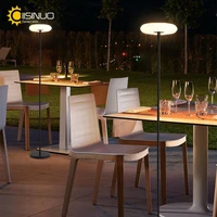 Outdoor Floor Lamp Solar Powered Light 4400 mAh Rechargeable Battery Cordless Light USB-C Charged IP54 Lamp for Lawn Pool Garden 1