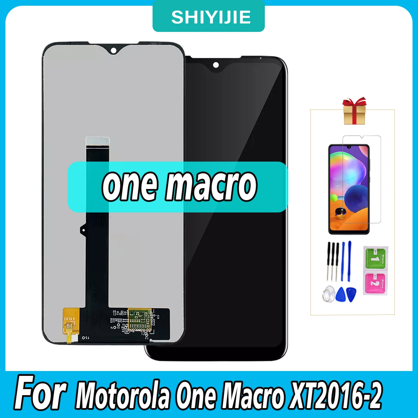 

100% Tested LCD Screen For Motorola Moto One Macro For Moto xt2016-2 Display LCD Screen Display Touch Assembly Digitizer