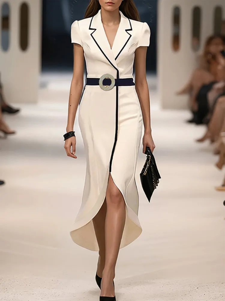 Gymystars Robe formelle de bureau pour femmes Slim It robes hautes et ...