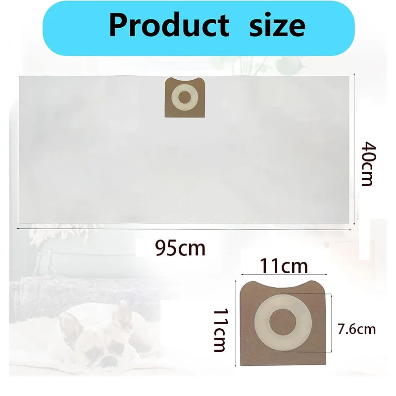 10 Pack VF3502 High Efficiency Dust Bags Replacement For RIDGID 12 To 16 Gallon - View #8