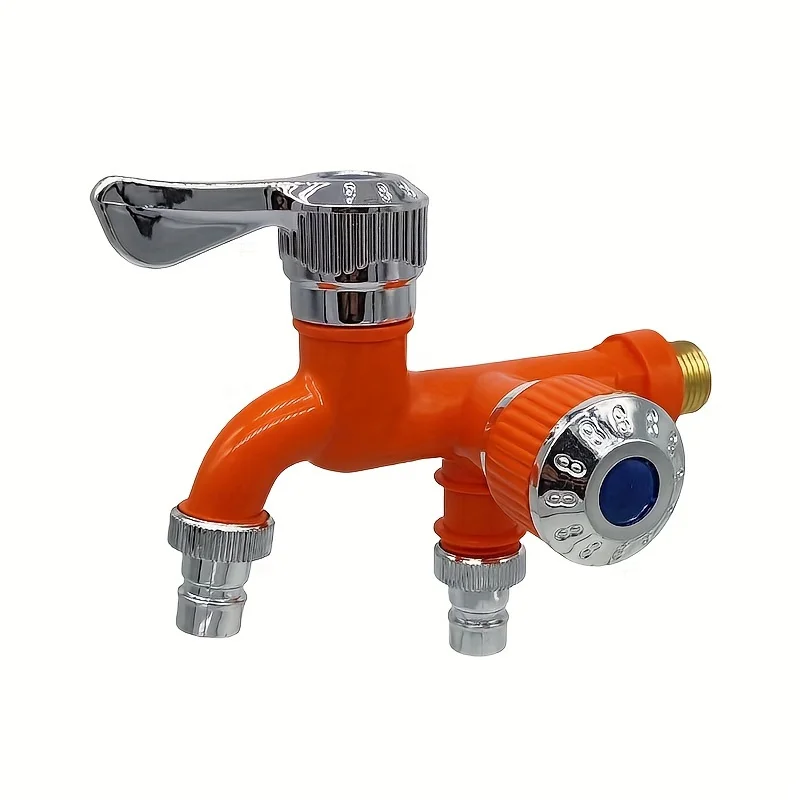 4-point universal faucet for household use, one to two anti freezing and splash proof kitchen dual control washing machine fauce 5