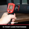 YEVOLT TA601 Series Digital Infrared Thermometer Handheld Non Contact IR Laser  Heat Temperature Gun Point VA HD Color Screen 3