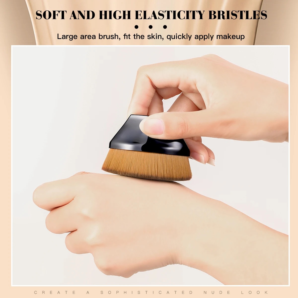 FJER Hexagon Makeup Brush Beauty Magic Powder Face Blush Brushes Soft And Traceless Foundation Portable Makeup Brush Tools