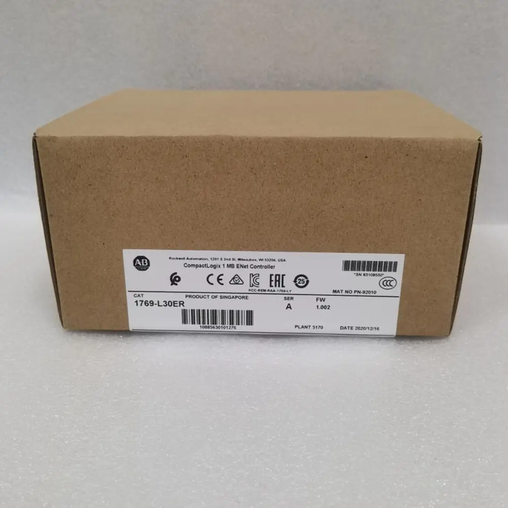 

NEW AB 1769-L30ER Allen-Bradley CompactLogix 1 MB ENet Controller