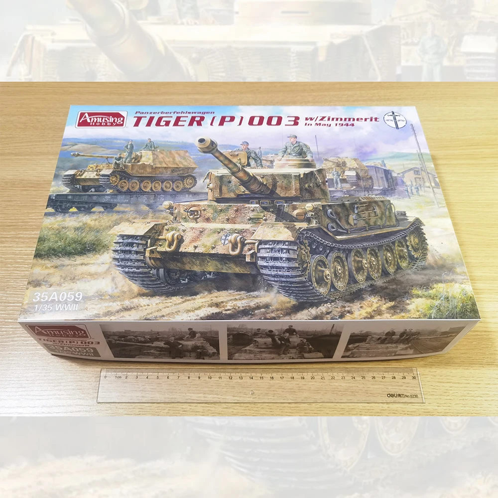 Amusing Hobby] 35A059 1:35 Tiger (P) 003 w/Zimmerit in May