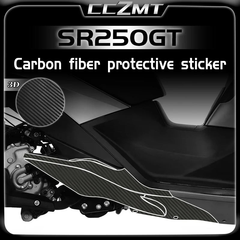 

For VOGE SR250GT stickers 3D carbon fiber stickers body protection stickers fuel tank stickers film stickers and accessories