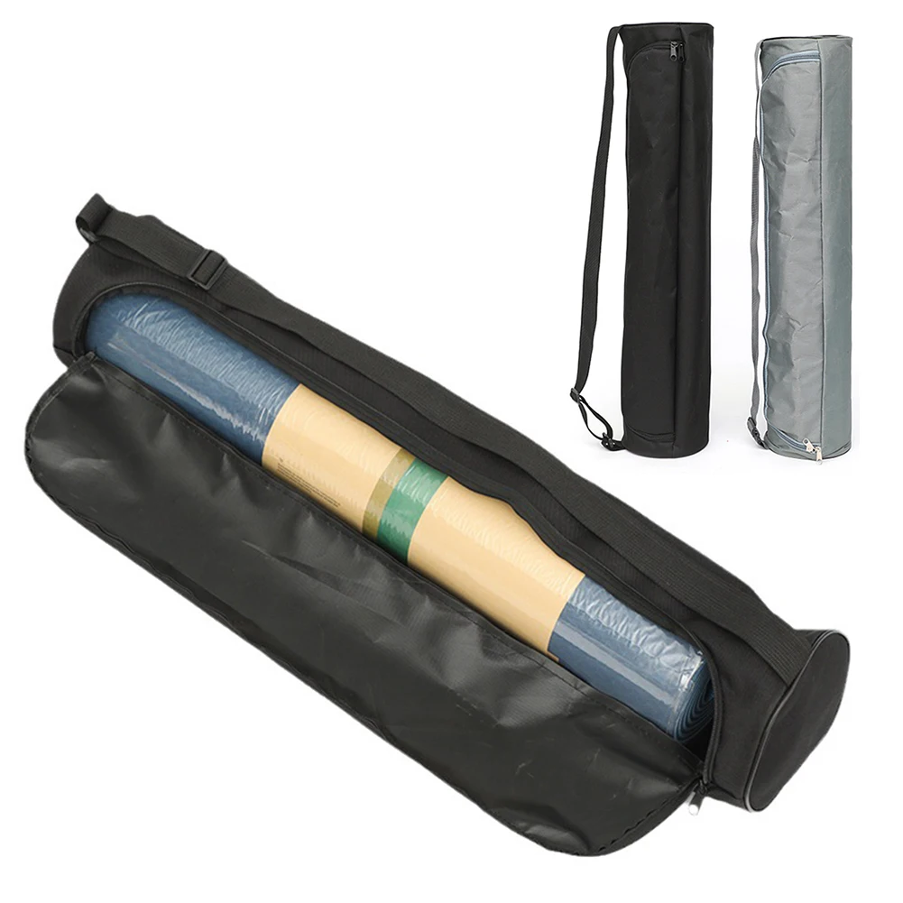 72x16CM 600D Oxford Mat Bag With Adjustable Shoulder Strap Large Capacity Foldable Storage Carrier For Outdoor Gym Fitness