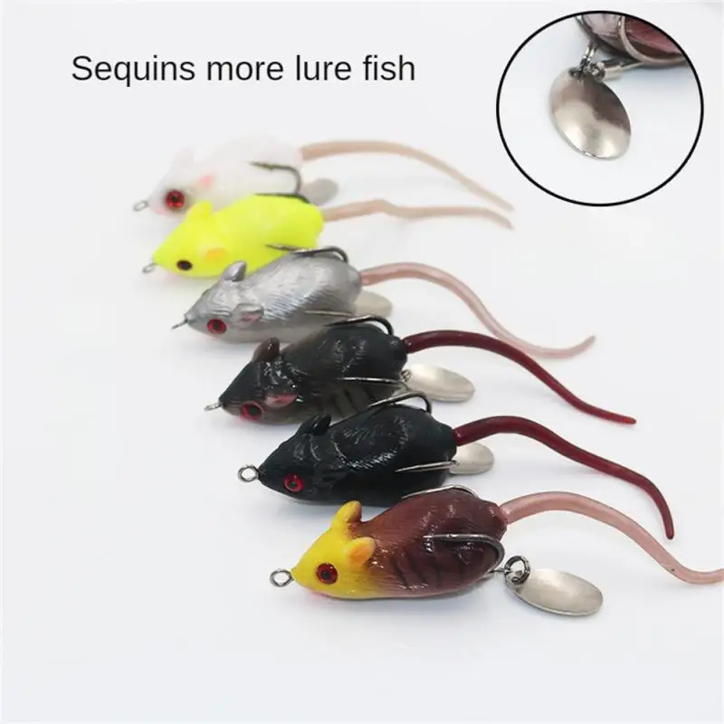 10.5G Rat Frog Fishing Lure Artificiale Soft Tube Bait Plastic Fishing Lure Con Ami Da Pesca Esche Jigging Pesce Gatto