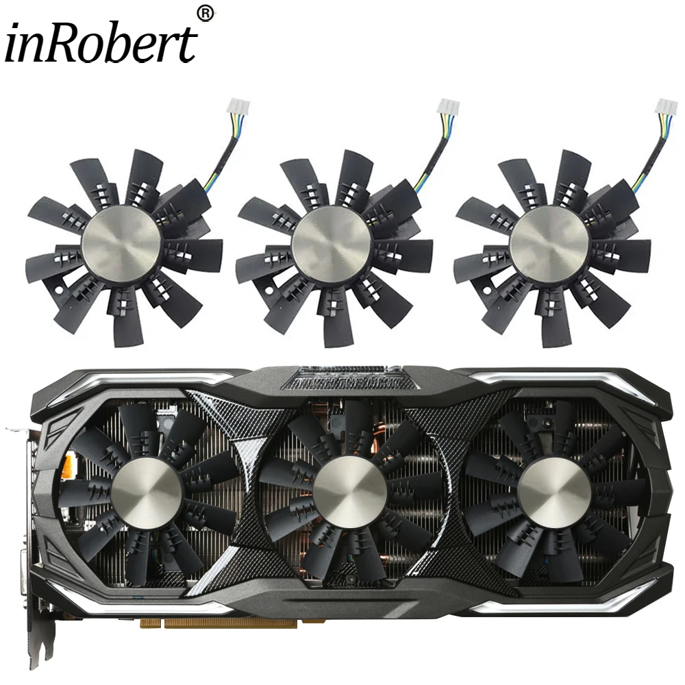 ZOTAC GeForce GTX 1070 1070Ti 1080 AMP EXTREME 그래픽 카드 팬 교체용 쿨러 팬, GA92S2U  DC 12V 0.46A, 85mm, 정품 신제품 - AliExpress