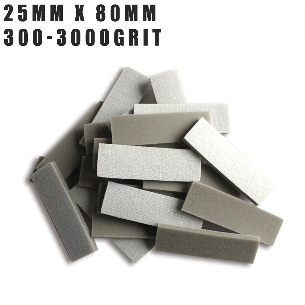 25*80Mm Wet And Dry Sponge Sandpaper Abrasives Self-Adhesive 300-3000 Grit Computer Cases Polishing And Grinding Tools Hook Loop 25*80Mm Wet And Dry Sponge Sandpaper Abrasives Self-Adhesive 300-3000 Grit Computer Cases Polishing And Grinding Tools Hook Loop