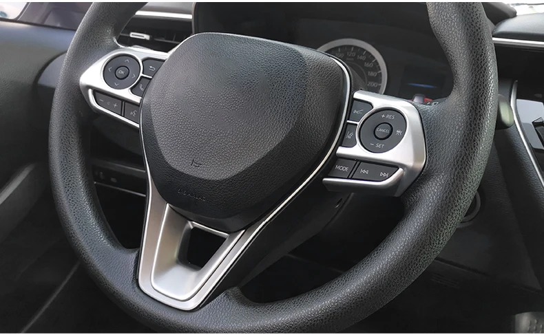 Auto Lenkrad Taste Trim Abdeckung Aufkleber Für Toyota Corolla E210 Hybrid 2019 2020 2021 2022 2023 2024 2025 zubehör – Detail 13