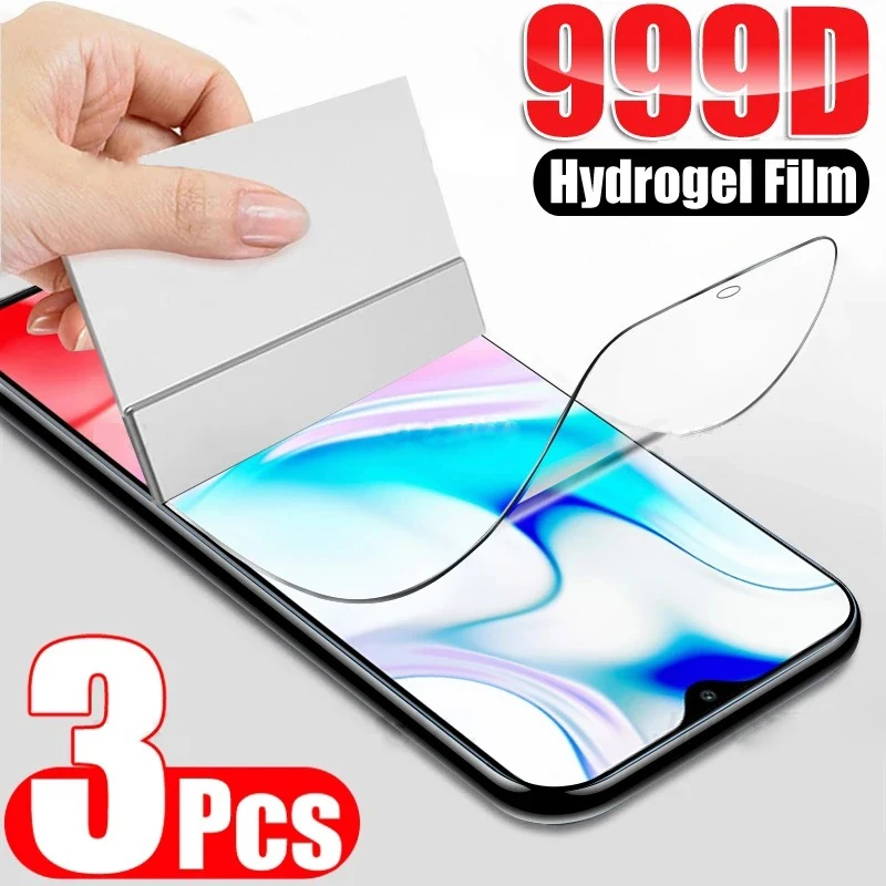 삼성 갤럭시용 하이드로겔 필름 화면 보호기, 삼성 갤럭시 A32, 5g, 4g, a12, a02s, a53, a52, a22, a23, a13, 12, 73 m, 23, 52, 3 개