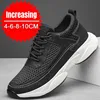 PDEP Summer Height Increasing Shoes for Men Mesh Breathable Invisible Inner Lift 8CM Soft Casual Sport Sneakers Sapatos 1