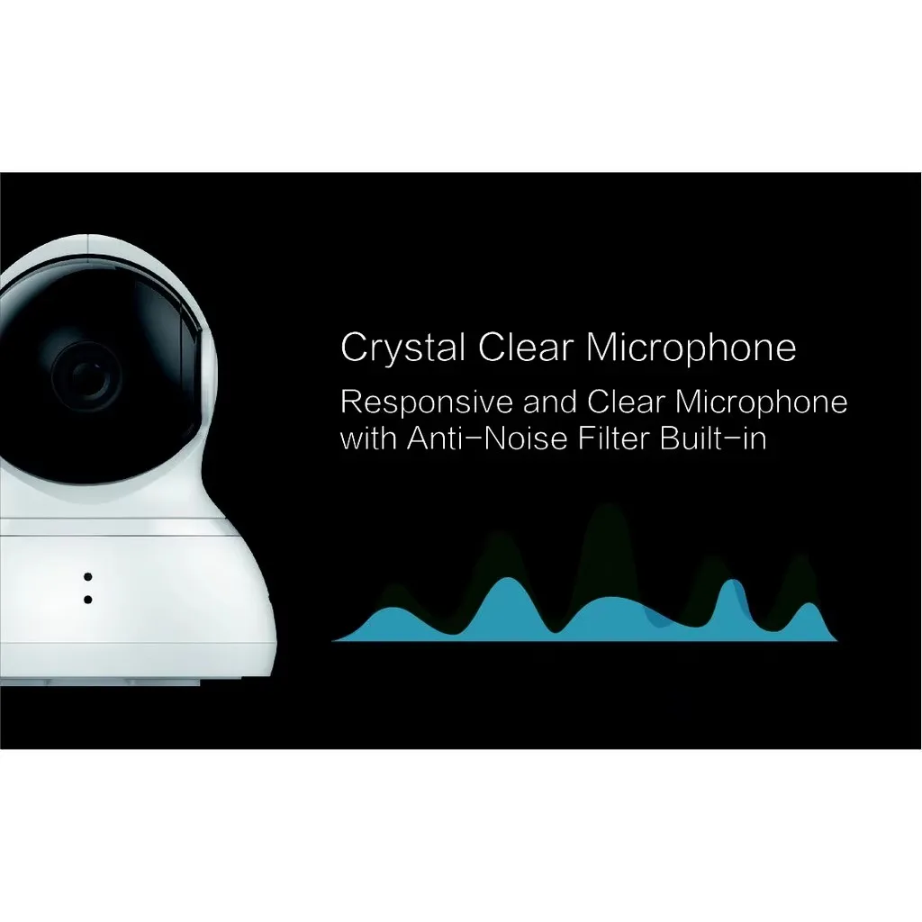 YI ドーム 1080p HD カメラ CCTV IP 360 ° 検出 Wifi ワイヤレス