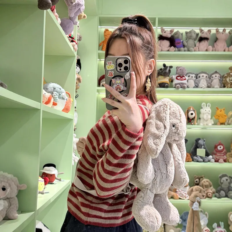 Jelly Cat 30cm Beige Bonnie Rabbit Backpack Doll Shoulder