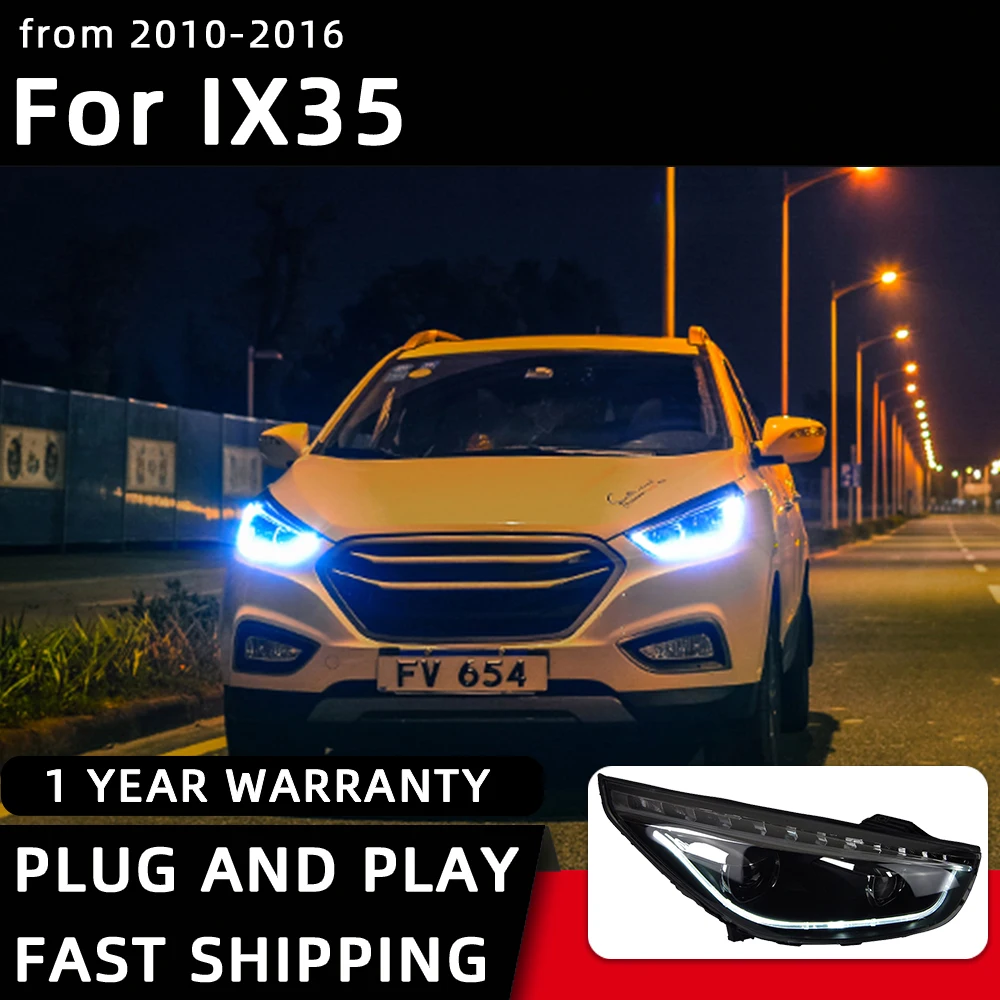 CarStylingHeadlightsforHyundaiIX35LEDHeadlight20102016New