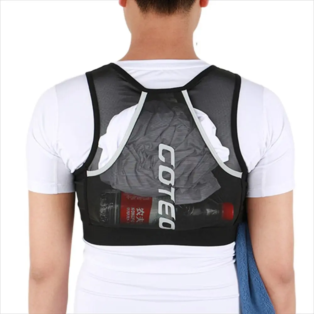 Men Women Breathable Running Jacket Reflective Running Chest Pack Running Backpack Running Storage Bag Marathon Vest Bags